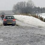 Weather risk brings flooding as snow warnings downgraded