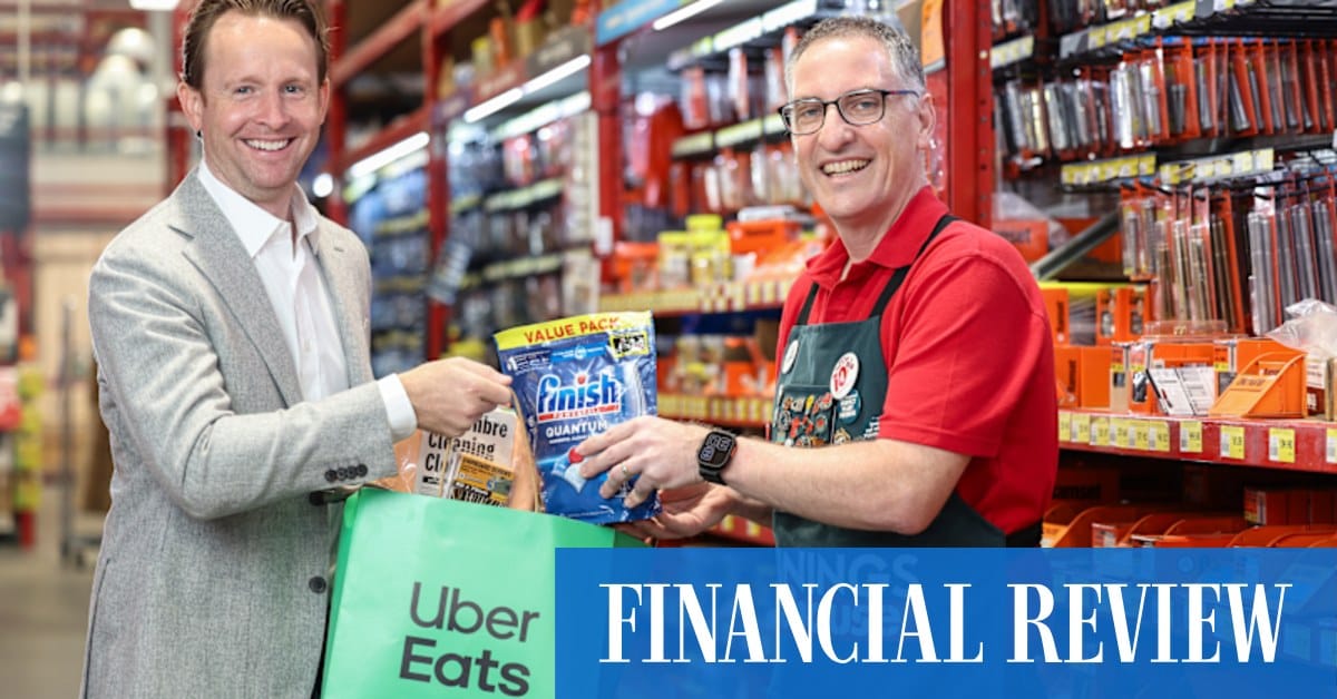 Bunnings Uber Eats Australia partner for one-hour delivery of 30,000 items Bunnings Uber Eats Australia partner for one-hour delivery of 30,000 items
