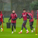 Former Arsenal winger trains with the First Team