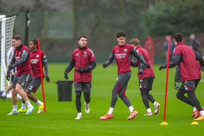 Former Arsenal winger trains with the First Team