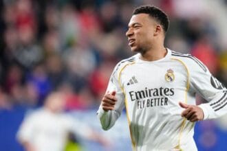 Kylian Mbappé (knee) out for Real Madrid vs. Benfica