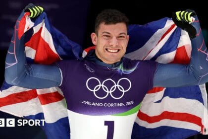 Relive GB’s Matt Weston winning skeleton gold as Ilia Malinin suffers shock performance