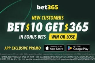 Bet365 bonus code CBSBET365: Score 5 in bonus bets for Thunder-Knicks, Warriors-Nuggets, MLB on Sunday