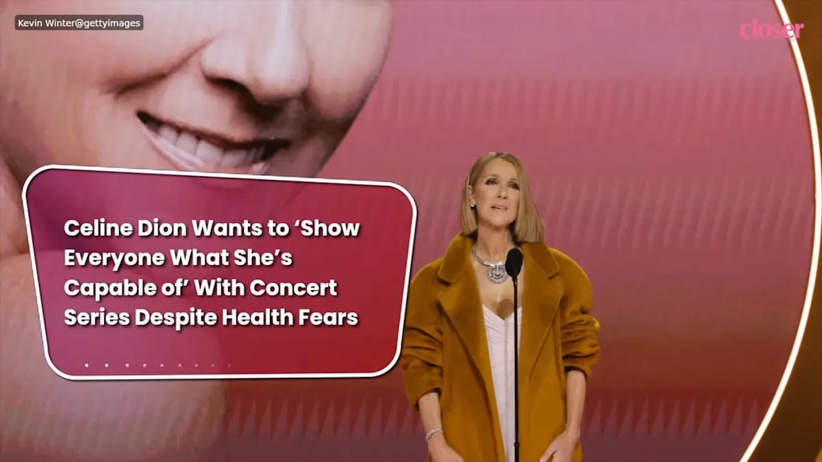 Celine Dion Wants to ‘Show Everyone What She’s Capable of’ With Concert Series Despite Health Fears