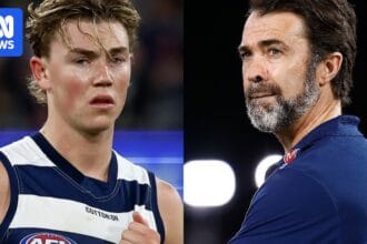 Chris Scott welcomes Tanner Bruhn’s return to Cats after ‘egregious injustice’ of rape charge