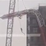 Evacuations in Dubbo CBD after crane collapses in powerful storm