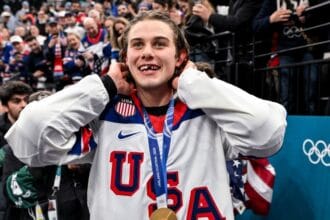 Hockey Hall of Fame won’t give ‘golden goal’ puck to Jack Hughes