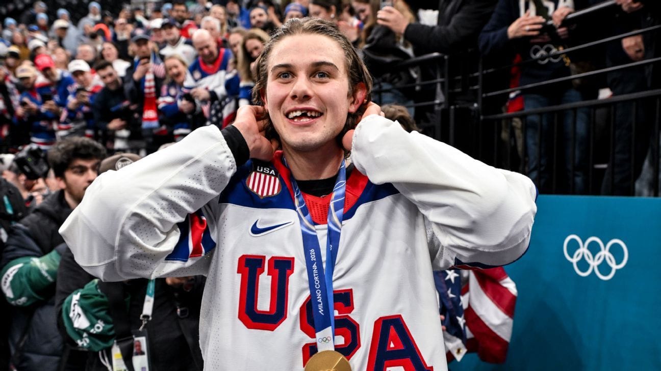 Hockey Hall of Fame won’t give ‘golden goal’ puck to Jack Hughes