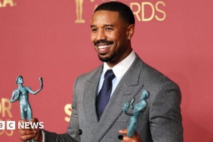 Michael B Jordan and Sinners score big wins at Actor Awards