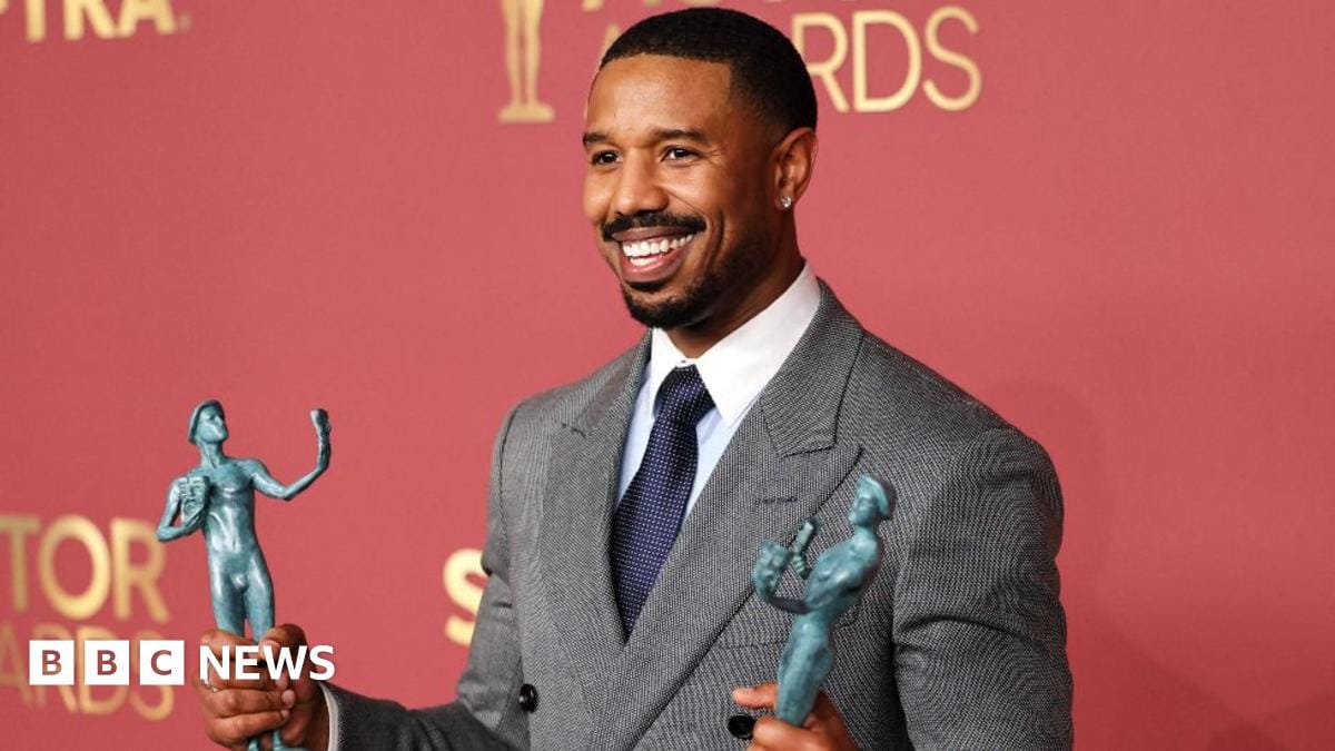 Michael B Jordan and Sinners score big wins at Actor Awards