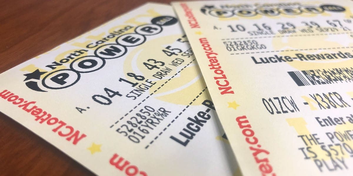 Powerball lottery ticket bought in North Carolina town wins million Powerball lottery ticket bought in North Carolina town wins million