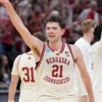 Pryce Sandfort and Nebraska take on transformed Iowa team in NCAA Tournament clash