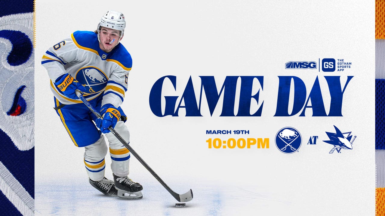 Sabres at Sharks | How to watch, lineup notes, and storylines Sabres at Sharks | How to watch, lineup notes, and storylines