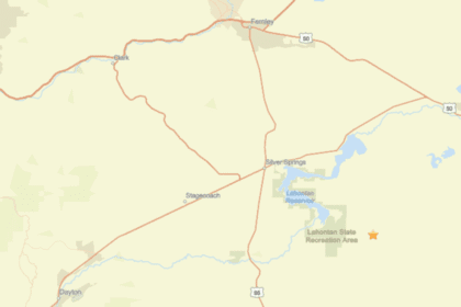 3.4 magnitude earthquake jolts area southeast of Silver Springs