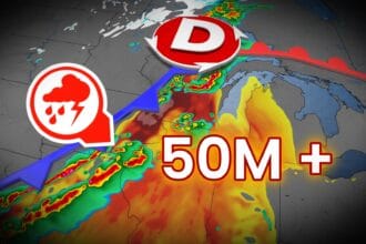 50 millions d’Américains sous la menace d’orages violents vendredi