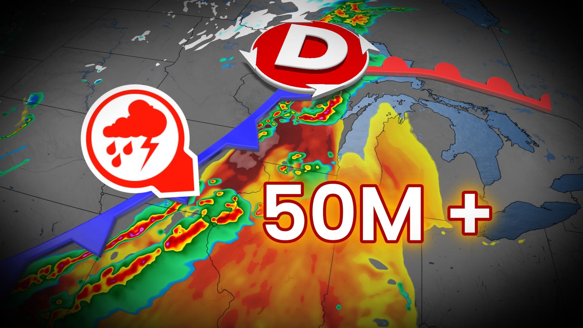 50 millions d’Américains sous la menace d’orages violents vendredi