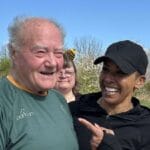 Dame Kelly Holmes takes part in Sittingbourne Parkrun at Milton Creek Country Park