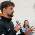 Former Sparta football standout Cole Wisniewski visits school ahead of NFL Draft | Sparta Spartans