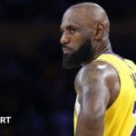 NBA play-offs: LeBron stars as LA Lakers make winning start