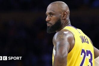 NBA play-offs: LeBron stars as LA Lakers make winning start