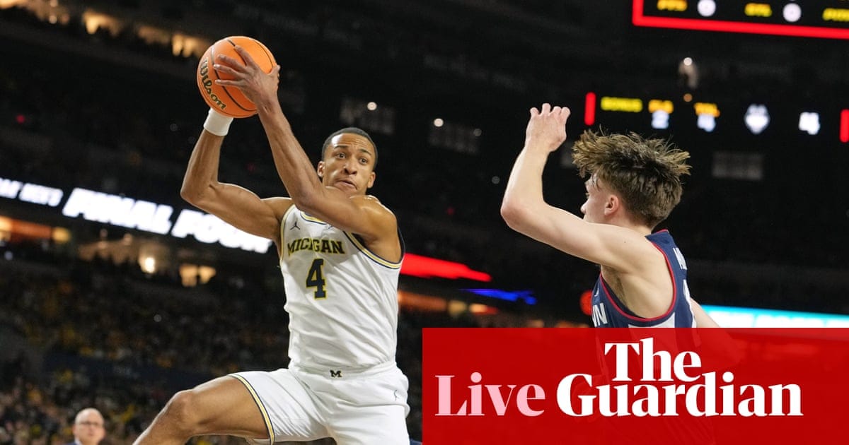 NCAA men’s national championship: UConn v Michigan – live updates | NCAA Tournament 2026