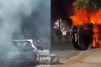 Noida Worker Protest: Noida salary hike protest turns violent: Vehicles torched, properties vandalised, stones pelted | Noida News