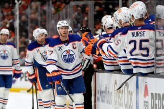 Oilers’ McDavid, Draisaitl sit out practice ahead of Game 4 against Ducks