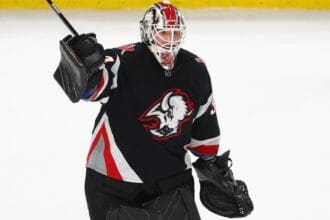 Sabres make goaltending switch for Game 3 vs. Bruins