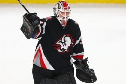 Sabres make goaltending switch for Game 3 vs. Bruins