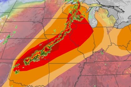 Severe Weather Possible For One More Day In The Great Lakes, Appalachians