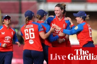 England v India: first women’s T20 cricket international – live | England women’s cricket team