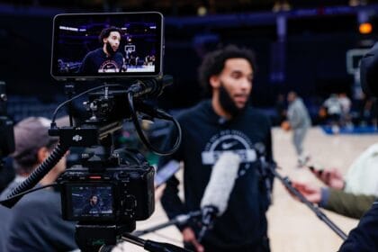 How Julian Champagnie’s playoff rebounding has stood out for Spurs