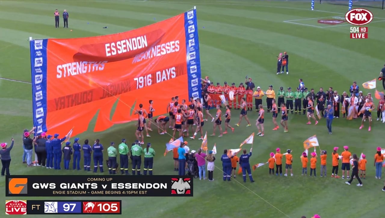 Live AFL 2026, GWS Giants vs Essendon Bombers Round 9