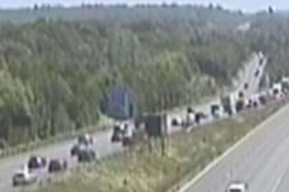 Long delays remain as M2 reopens between Junction 5 Key Street and Junction 6 Faversham after crash involving motorcycle and car