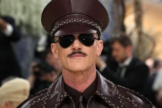 Luke Evans rocks sexy leather outfit at Met Gala 2026