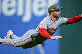 Matt McLain drives in three runs as Cincinnati Reds hold off Cleveland Guardians
