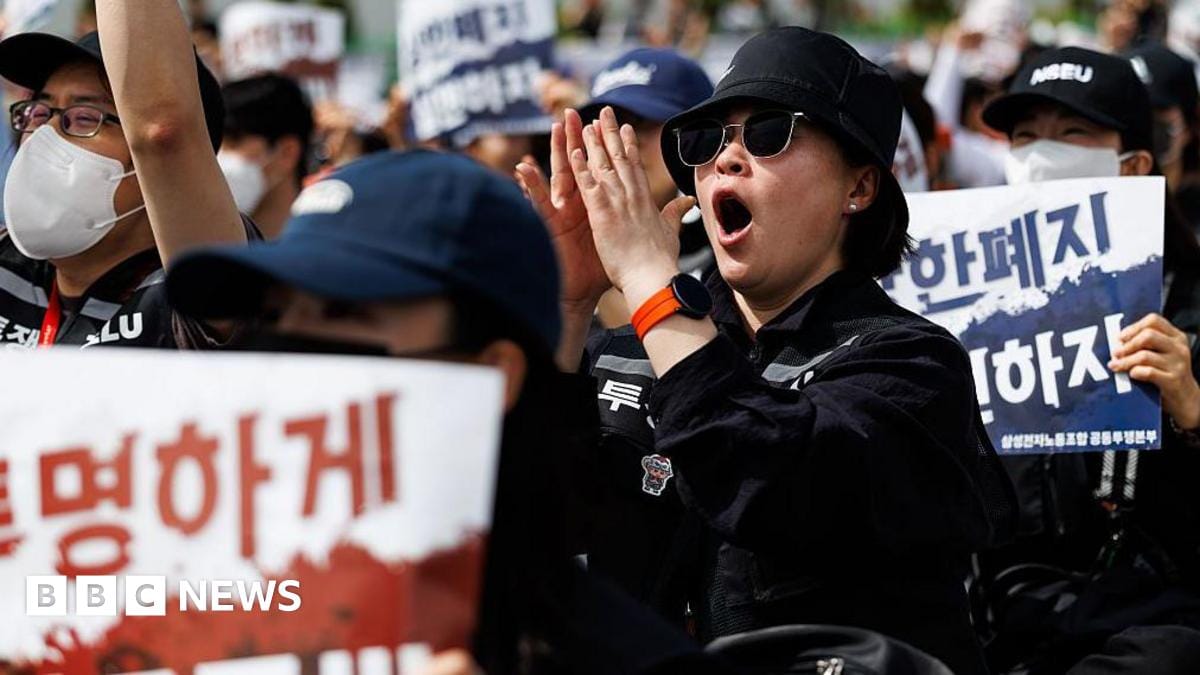 Samsung strike on hold as workers push for AI bonus Samsung strike on hold as workers push for AI bonus