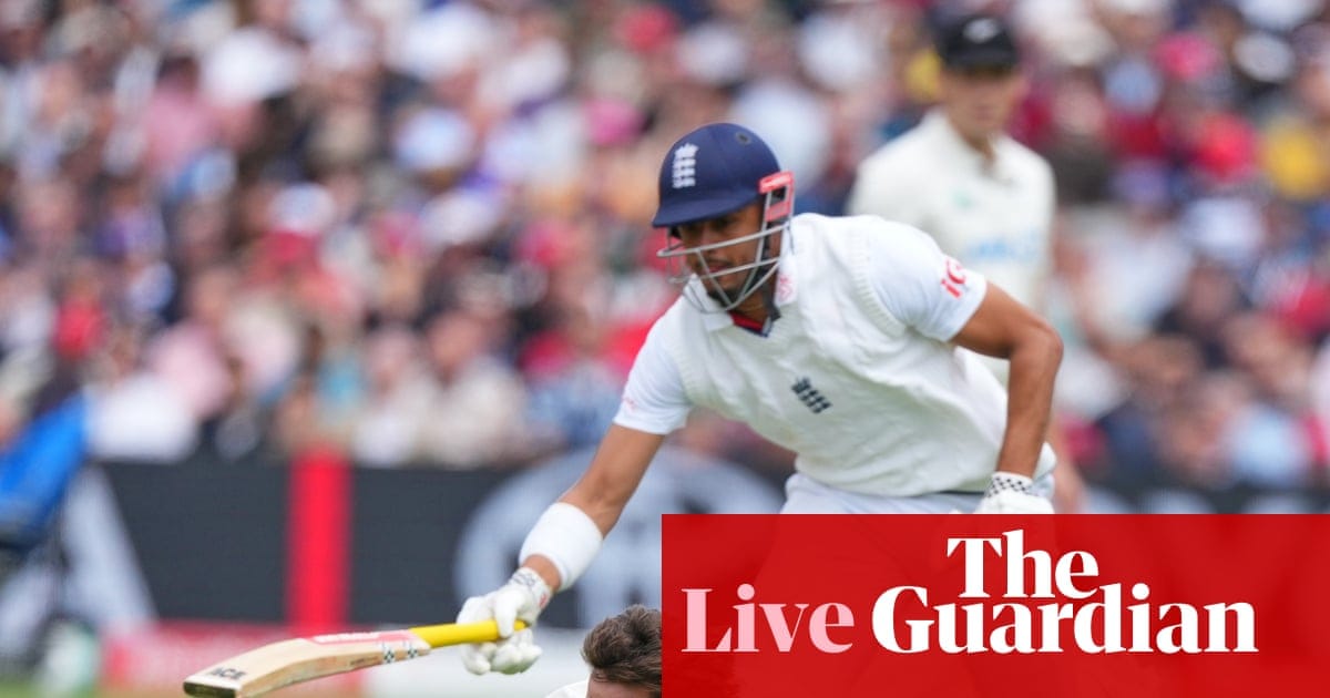 England v New Zealand: first men’s cricket Test, day two – live | England v New Zealand 2026
