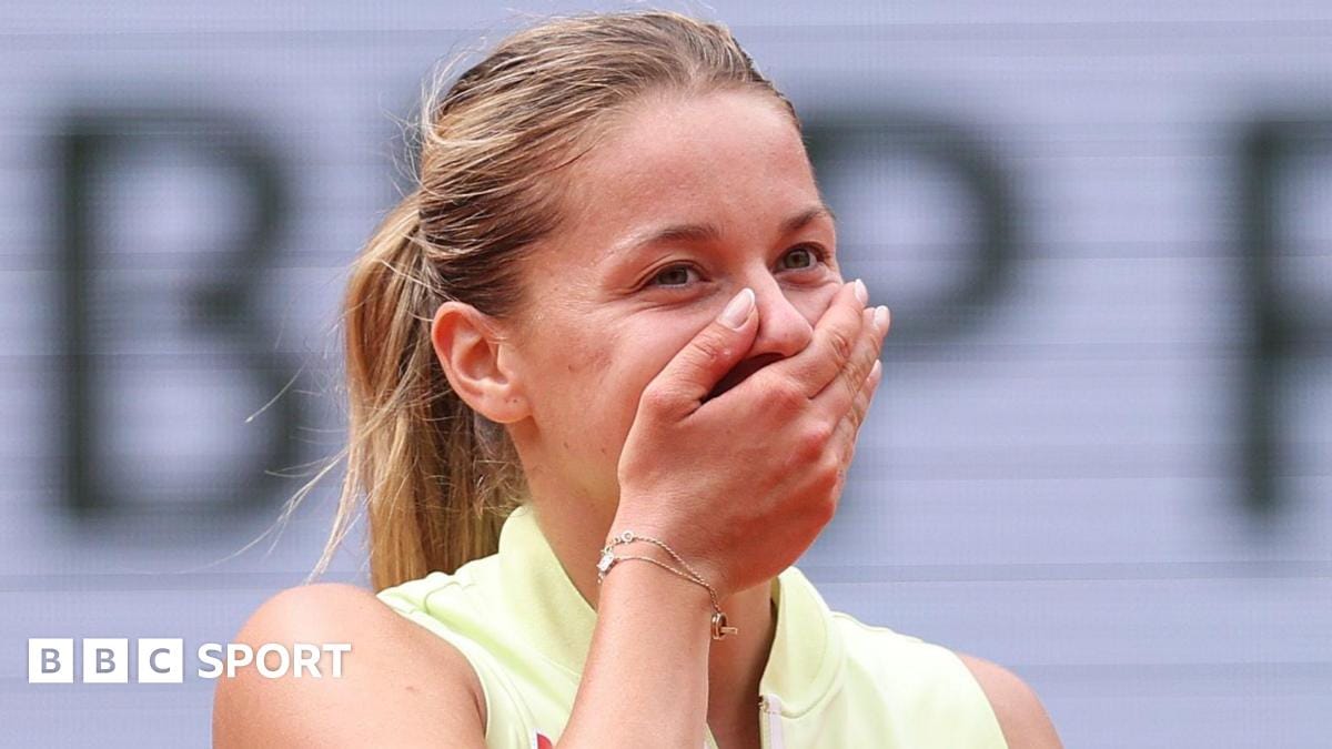 French Open 2026 results: Maja Chwalinska stuns Anna Kalinskaya to reach semi-finals and continue dream run