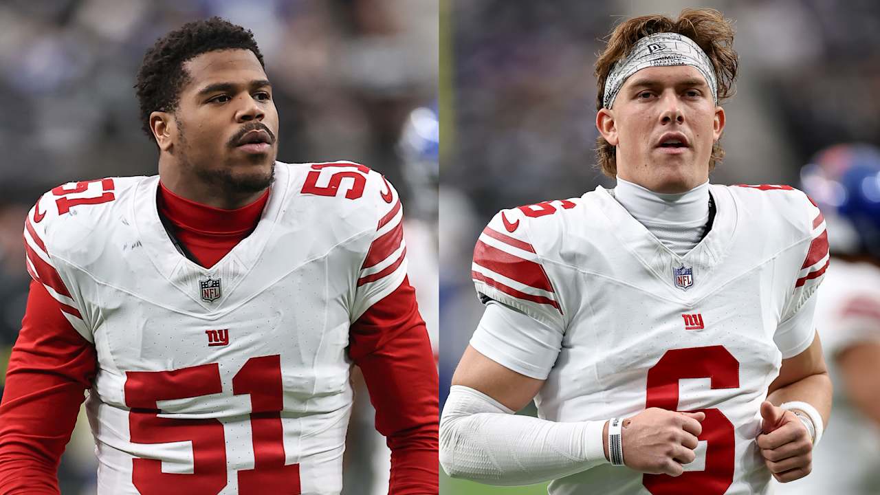 Giants’ Jaxson Dart, Abdul Carter address discourse regarding QB’s introduction of President Trump at rally