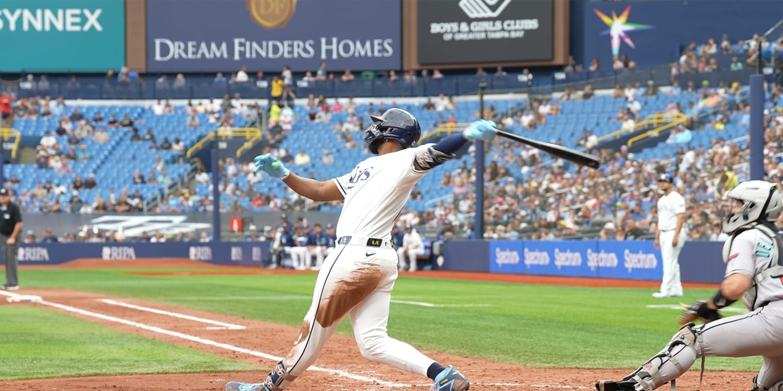 Junior Caminero hits 7th home run in past 6 games for Rays