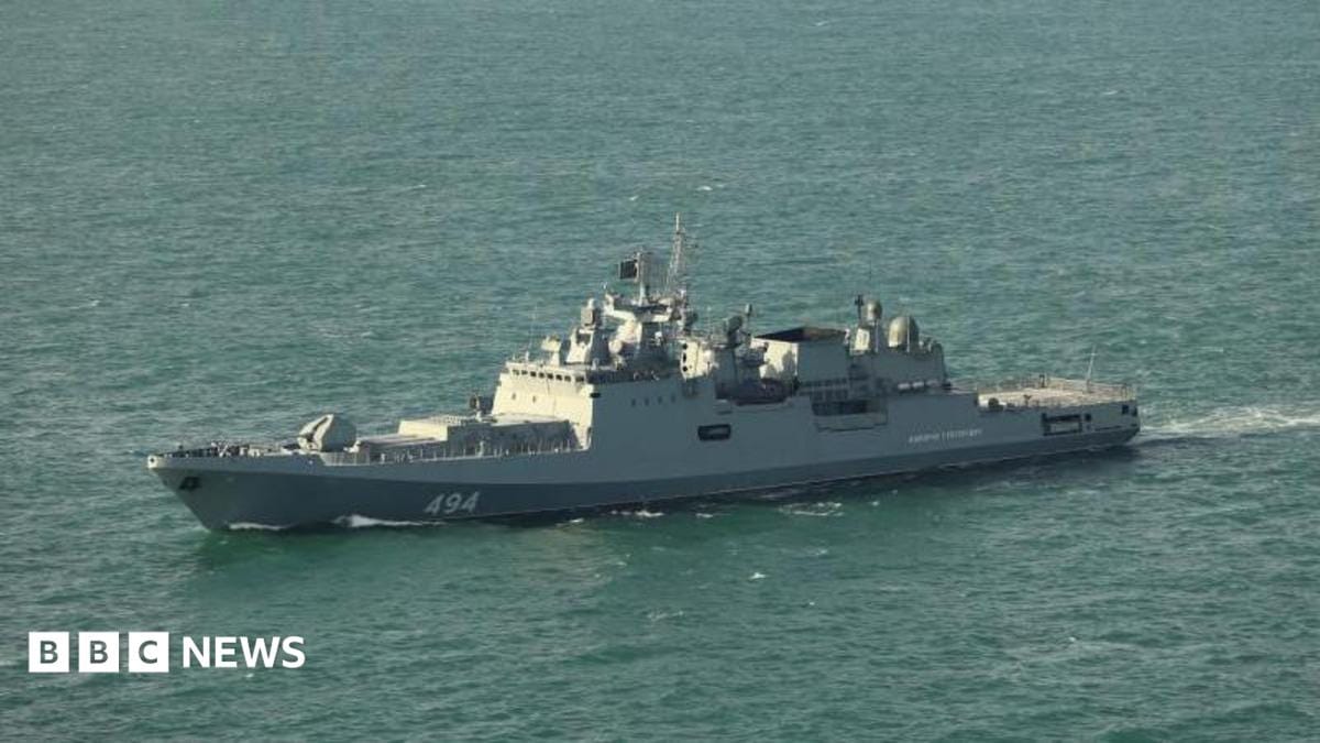 MoD investigating reports Russian warship fired warning shots near yacht in Channel MoD investigating reports Russian warship fired warning shots near yacht in Channel