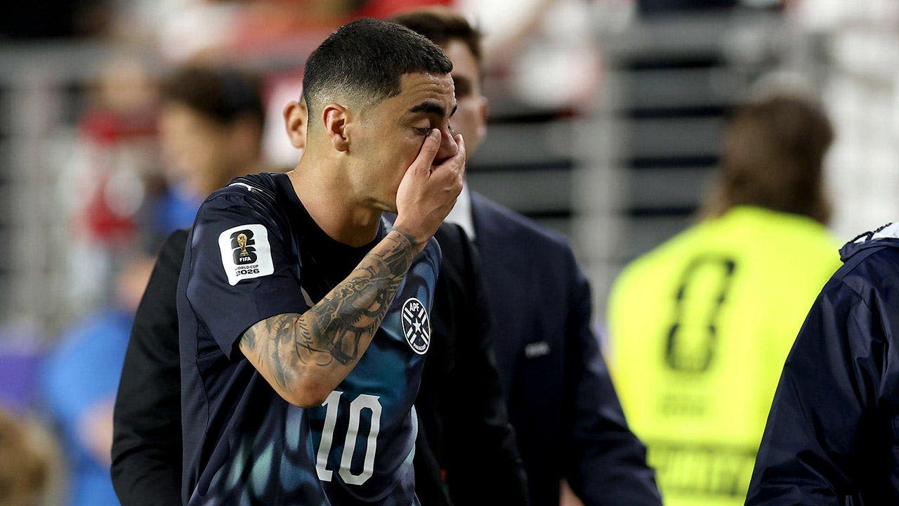 Paraguay’s Miguel Almiron becomes first player ejected under FIFA’s new mouth-covering rule at World Cup