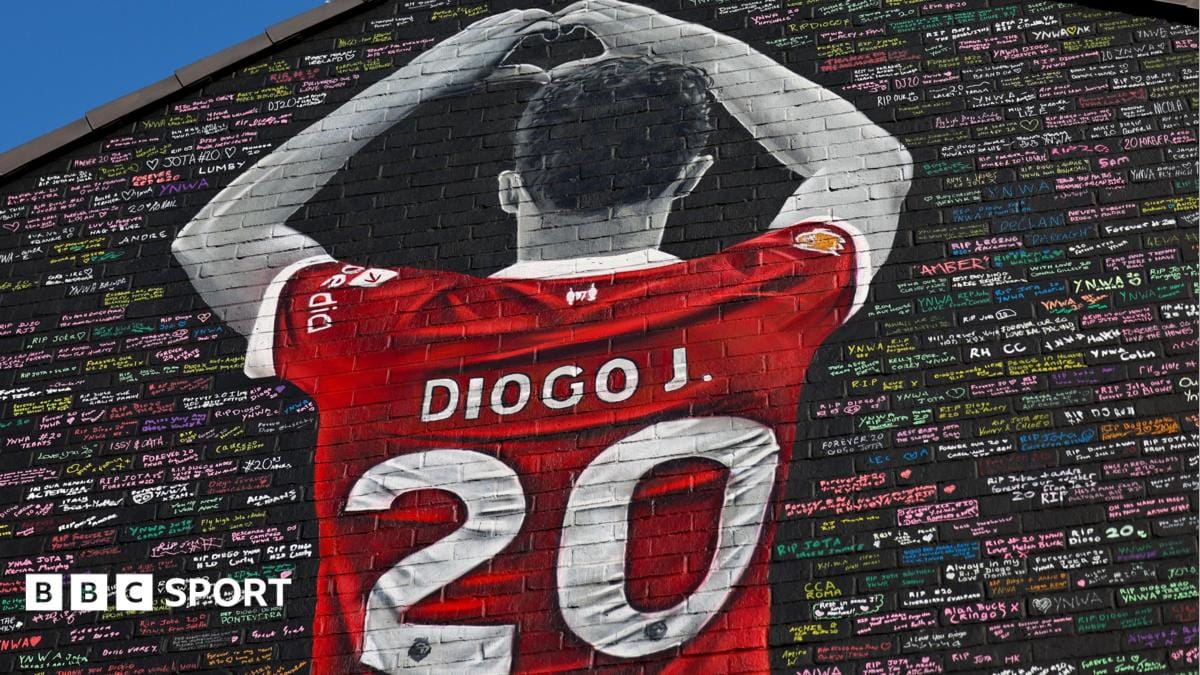 Diogo Jota: Tributes paid on the first anniversary of former Liverpool forward’s death