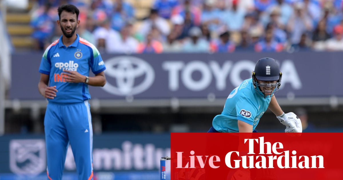 England v India: first men’s one-day cricket international – live | Cricket