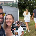 Novak Djokovic’s wife Jelena shows Wimbledon semifinal support in white skirt