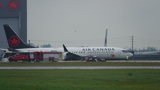 Runway at Montreal airport closed after plane veers off after landing, no injuries