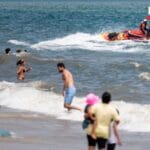 Swimmer bitten in a suspected shark attack at New York City beach